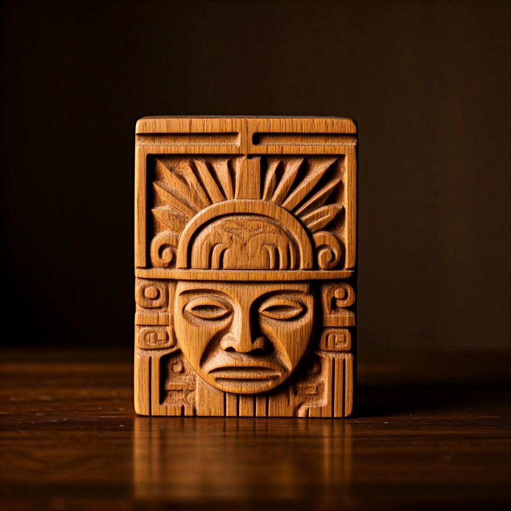 The Aztec Sun God Relief